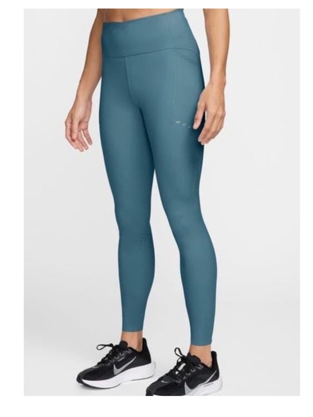 NWT Nike Swift Teal-Blue High-Waist Performance Running Leggings